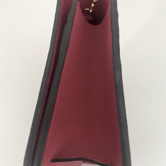 Gucci Blooming Blue Fold Over Wallet /Chain - Picture 6 of 9